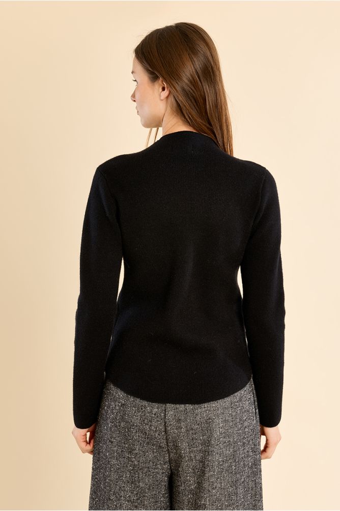 Pull droit en maille fine