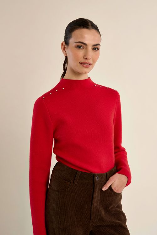 Pull droit en maille fine
