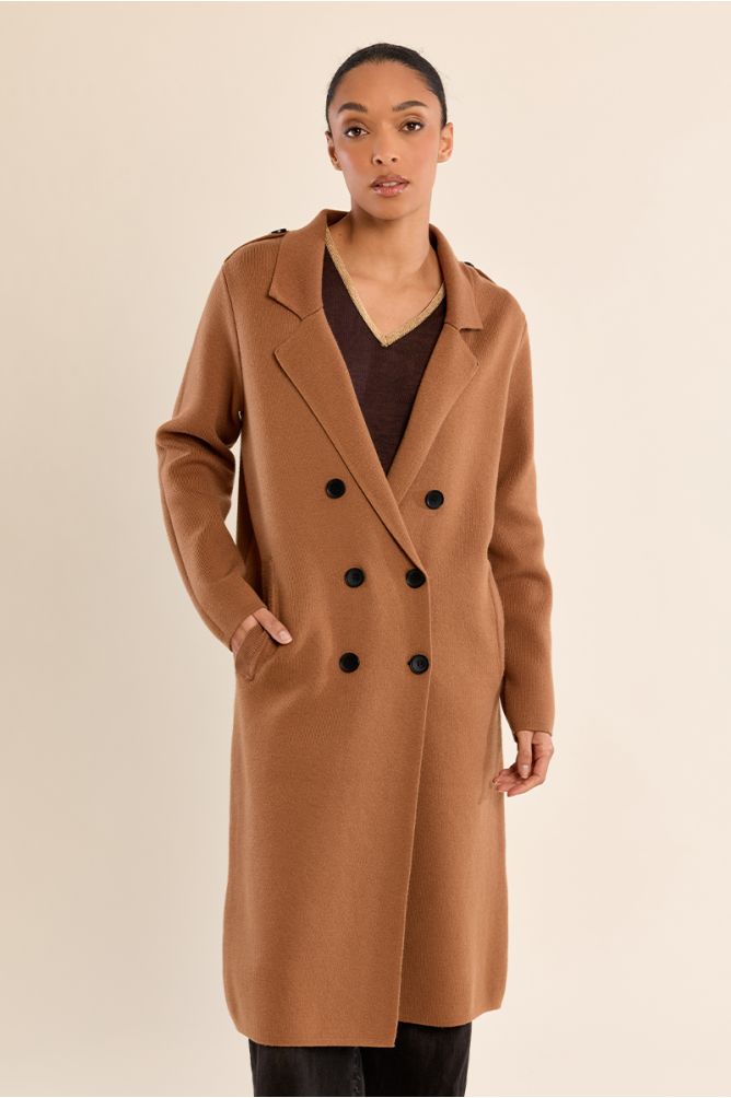 Manteau blazer, long