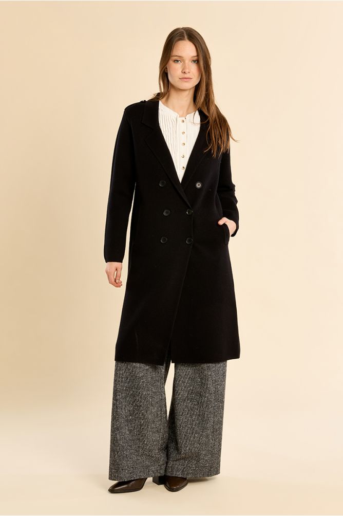 Manteau blazer, long