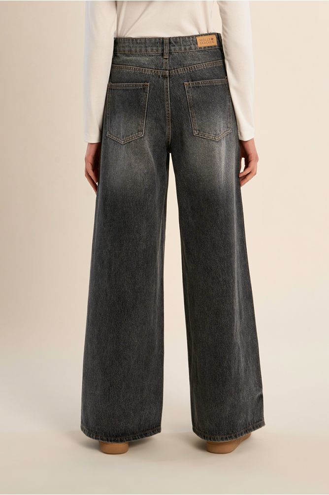 Denim baggy, en coton