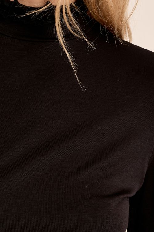 Jersey de manga larga cuello alto
