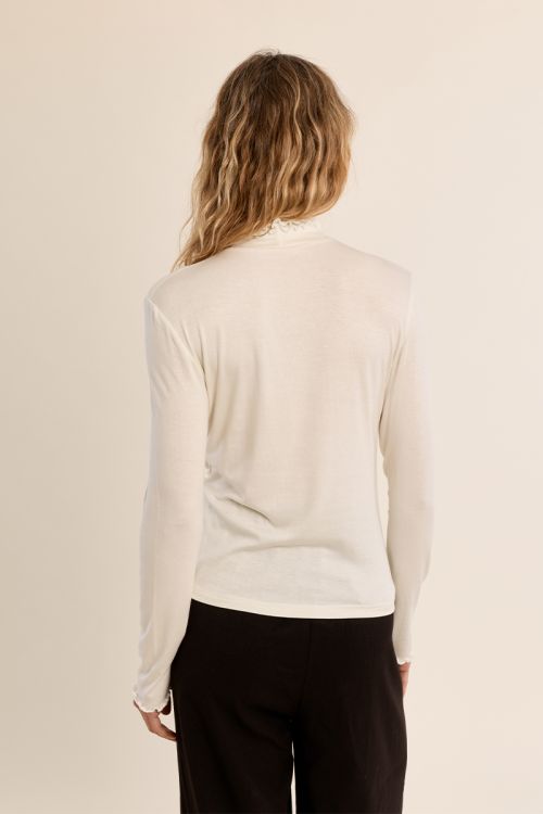 Sous-pull, col festonné