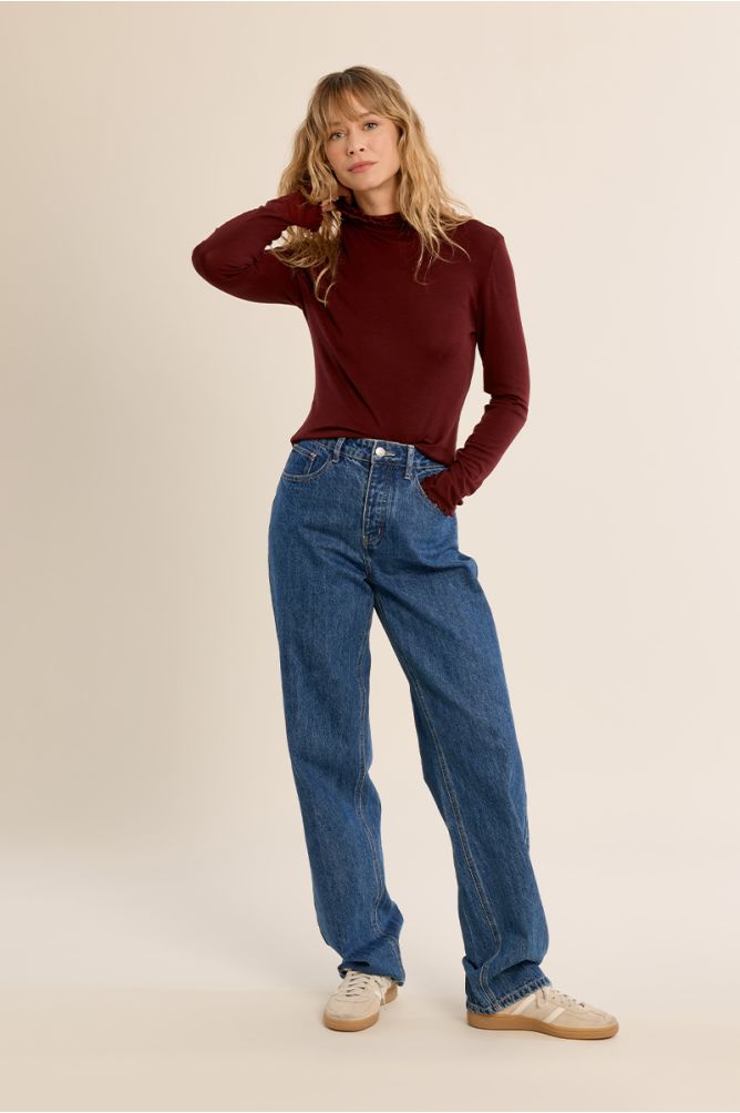 Sous-pull, col festonné