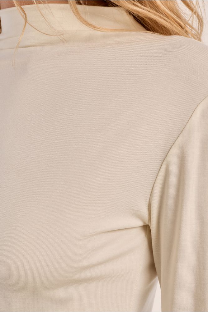 Jersey de manga larga cuello cerrado