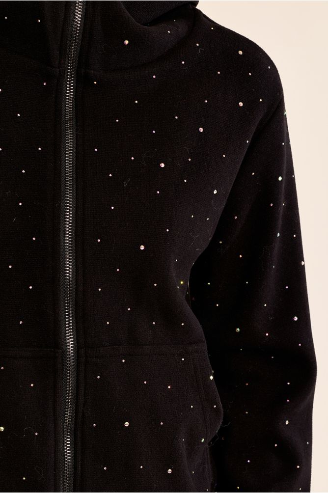 Sudadera de manga larga detalle brillantitos