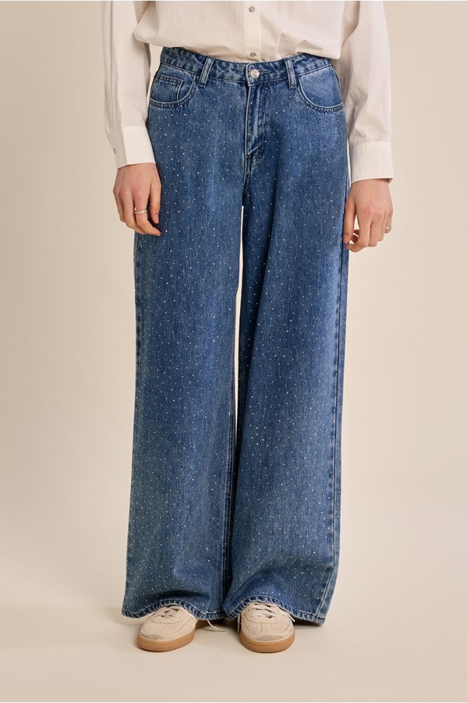 Jeans svasati con strass - Molly Bracken