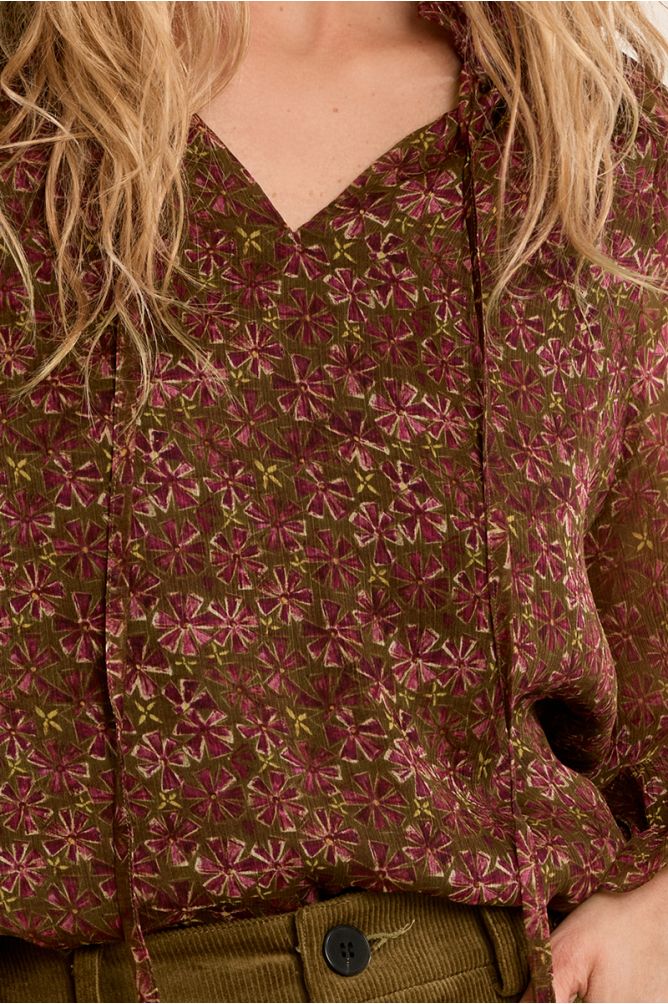 Camisa de manga larga con estampado