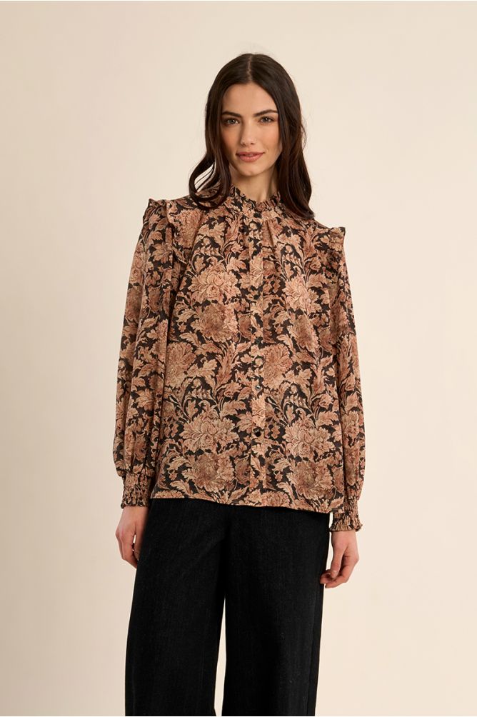 Camisa de manga larga con estampado