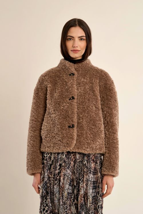 Veste courte imitation mouton