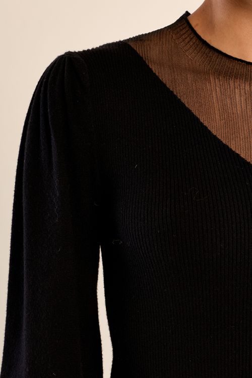 Jersey de manga larga cuello en V