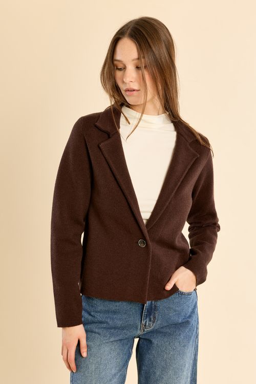Veste blazer crop