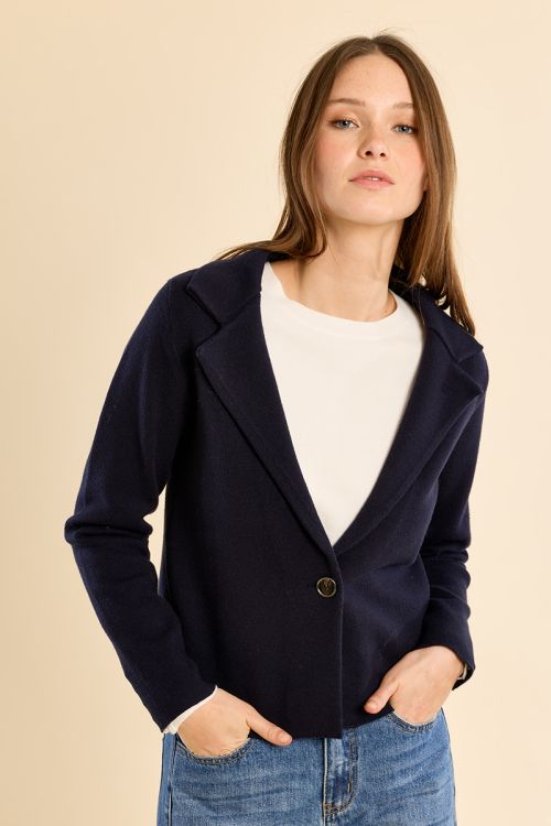 Veste blazer crop