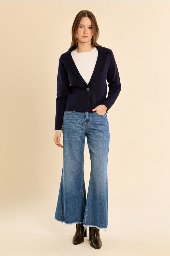 Veste blazer crop