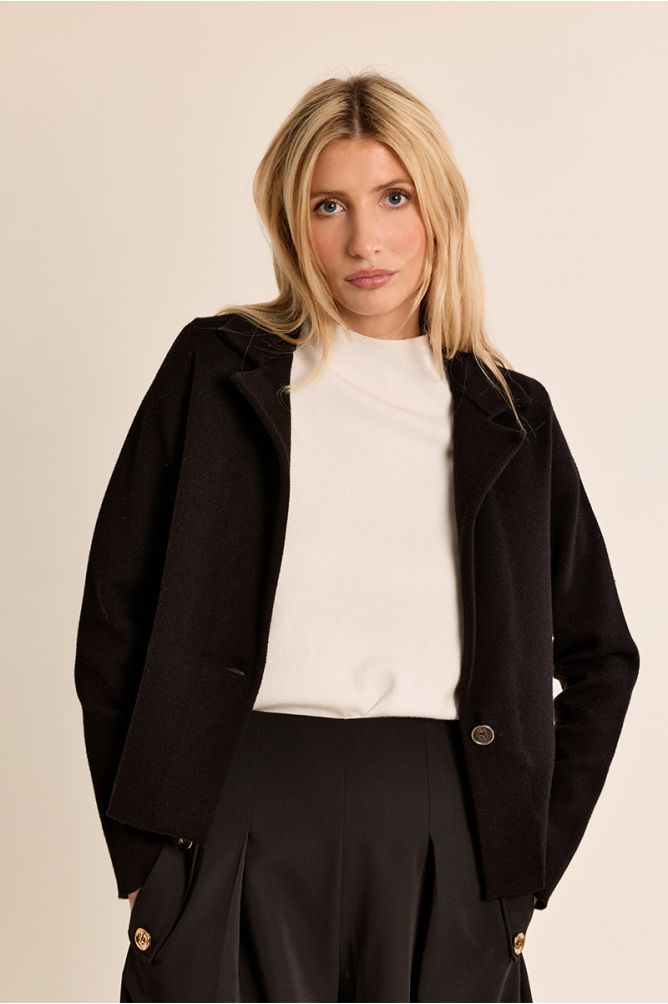 Veste blazer crop