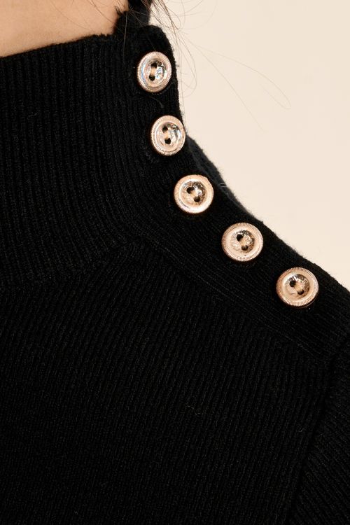 Turtleneck top, 3/4 sleeves