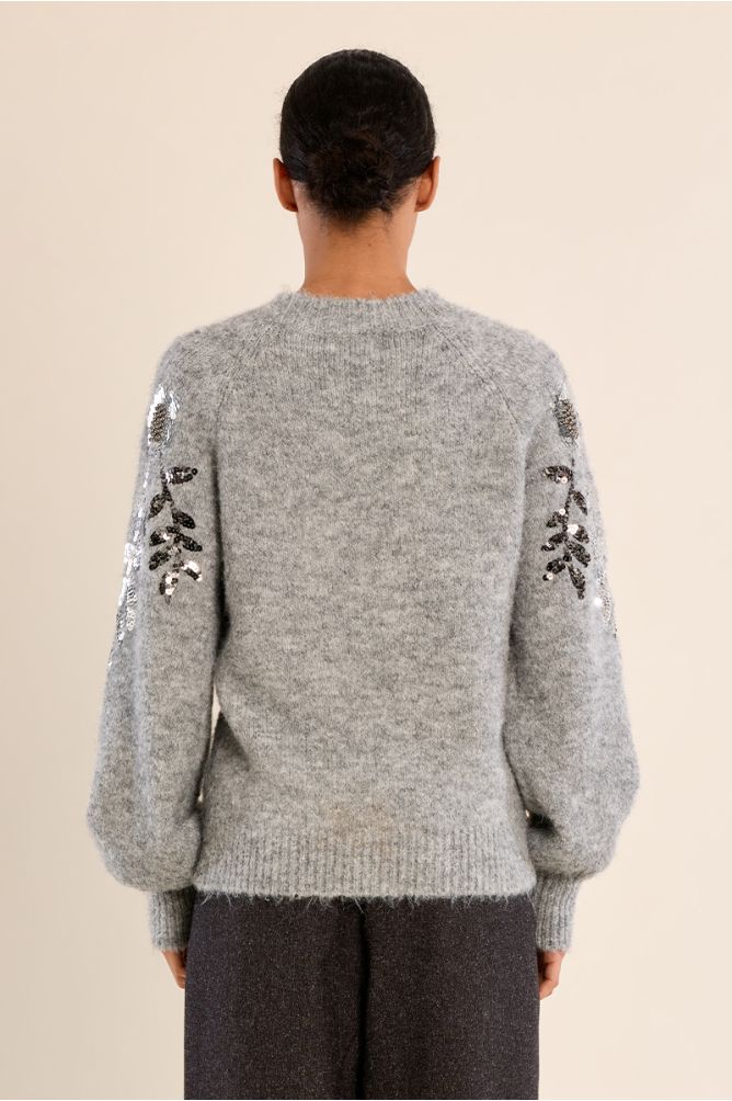 Jersey de manga larga detalle flores