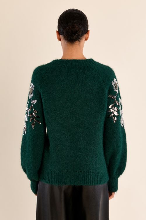 Jersey de manga larga detalle flores