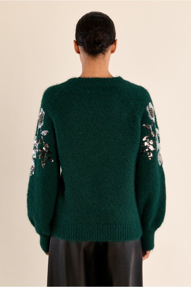 Jersey de manga larga detalle flores