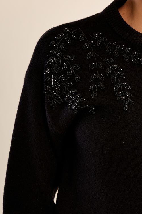 Jersey de manga larga detalle flores