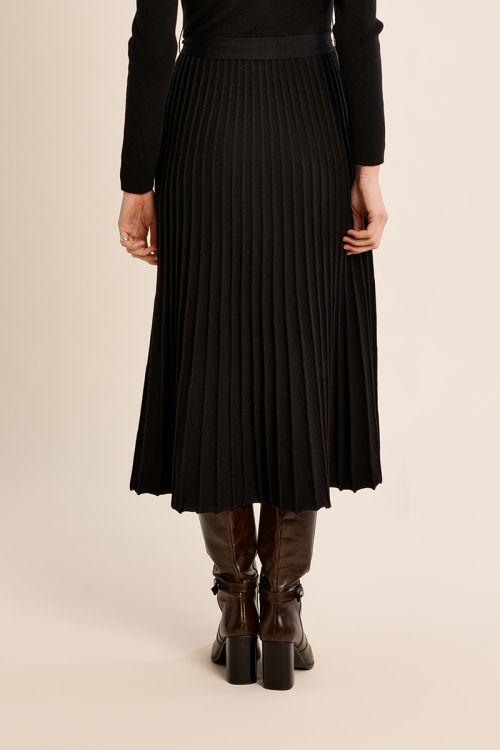Robe longue plissée