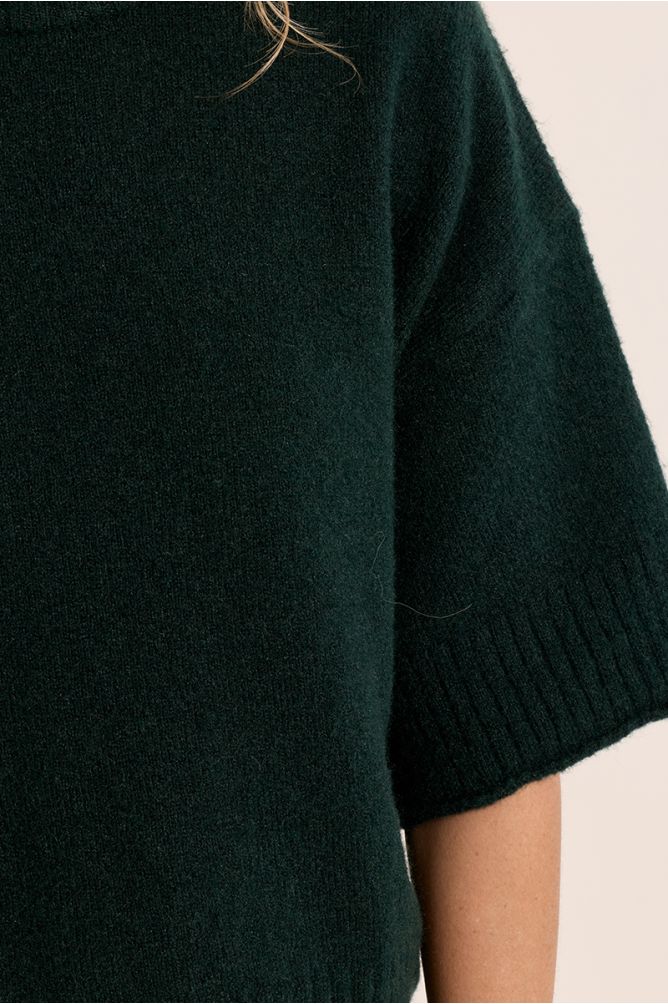 Flared knit sweater