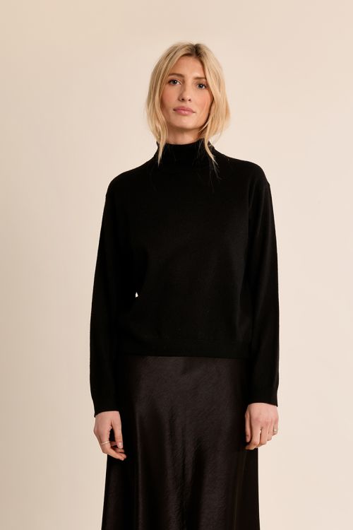 Jersey de manga larga cuello alto