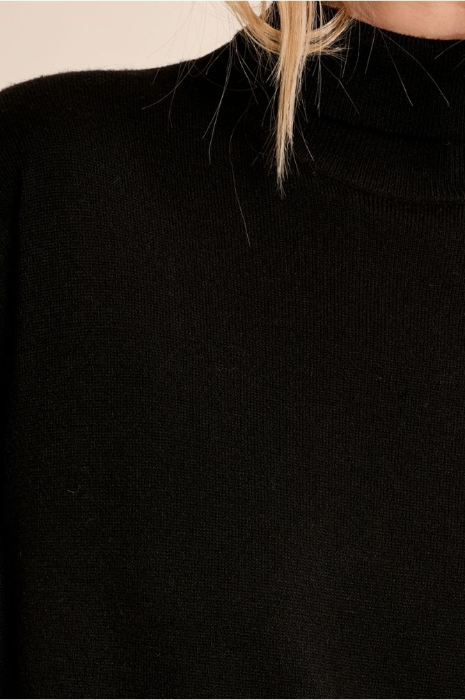 Jersey de manga larga cuello alto