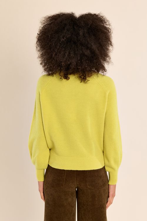 Pull en maille boutonné