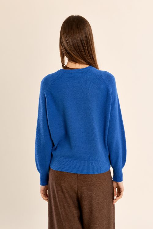 Pull en maille boutonné