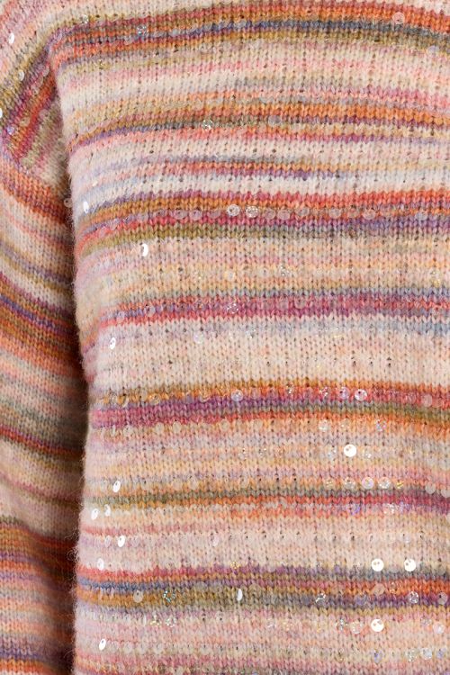 Rhinestone knit sweater