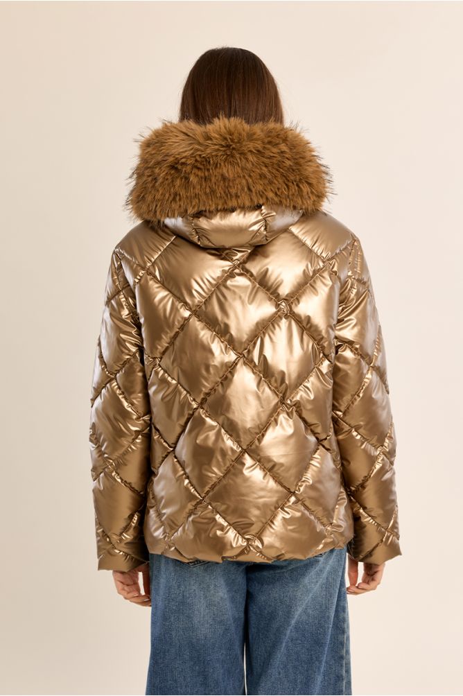 Chaqueta acolchada con capucha