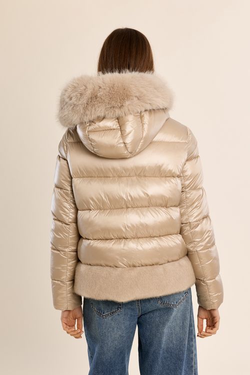 Chaqueta acolchada con capucha