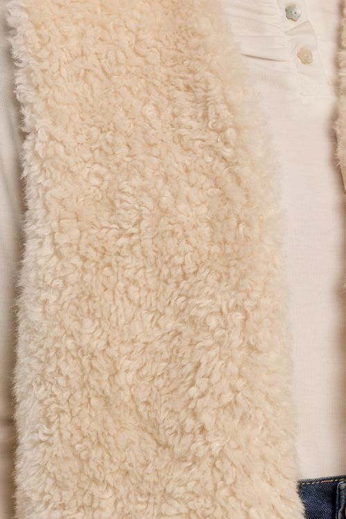 Veste sans manches imitation mouton