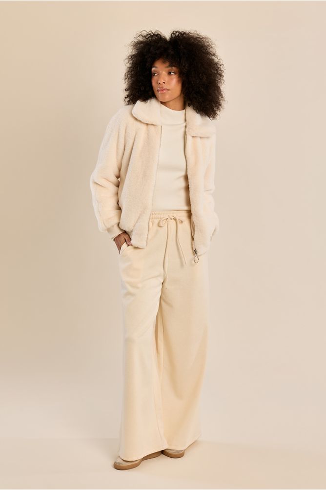 Blouson texturé à zip