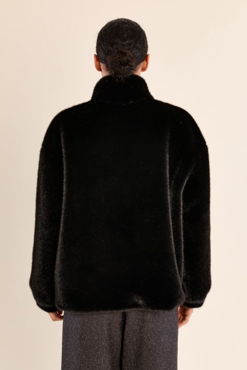 Veste imitation fourrure
