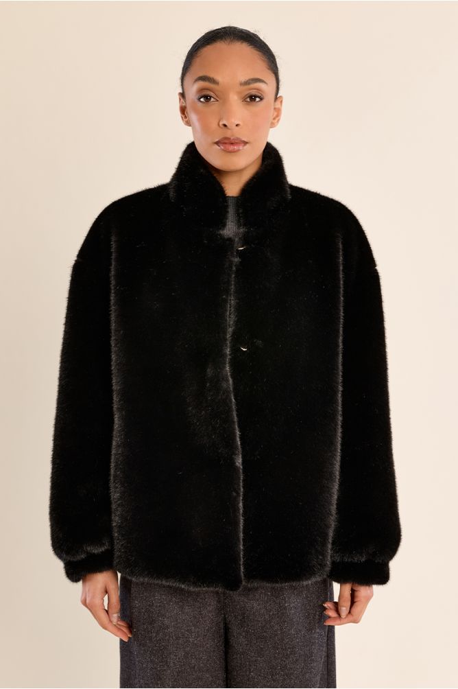Imitation fur jacket