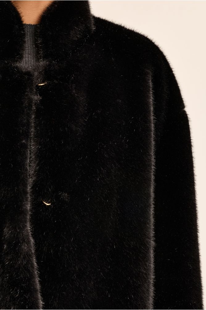 Imitation fur jacket