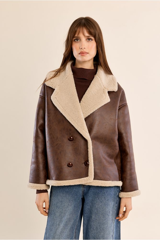 Manteau type aviateur