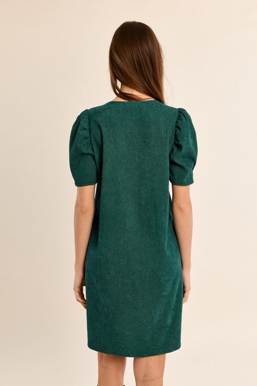 Robe courte manches gigot