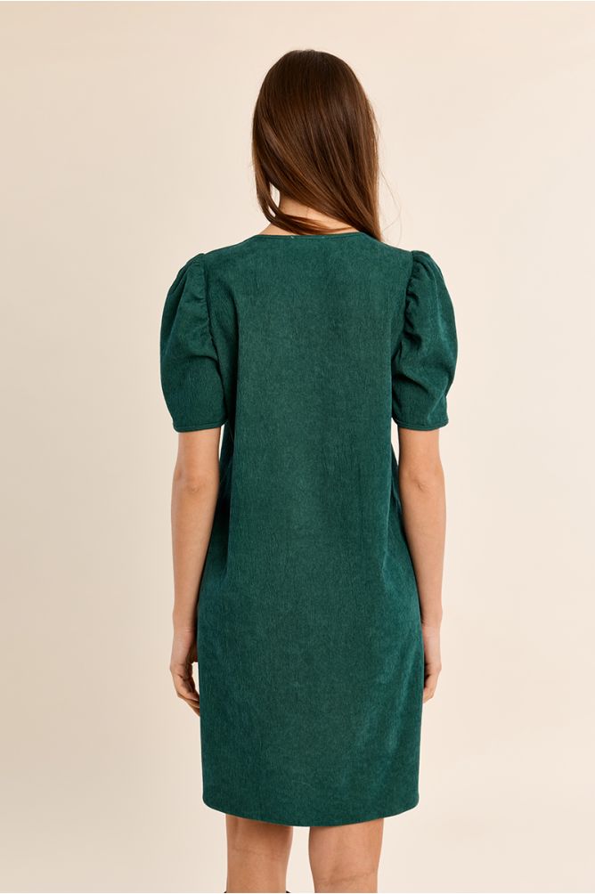 Robe courte manches gigot