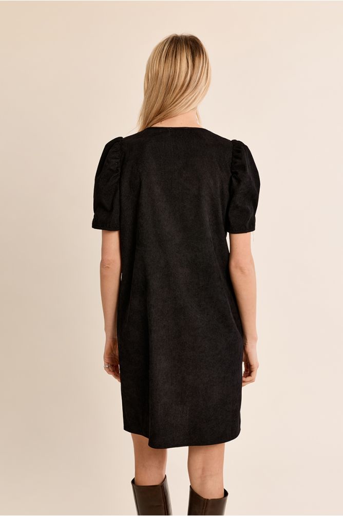 Robe courte manches gigot