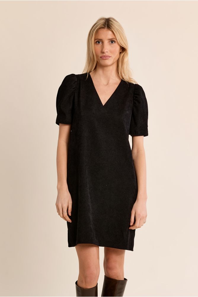 Robe courte manches gigot