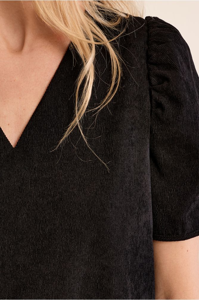 Robe courte manches gigot