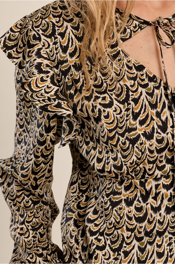Blusa con spalline da annodare - Molly Bracken