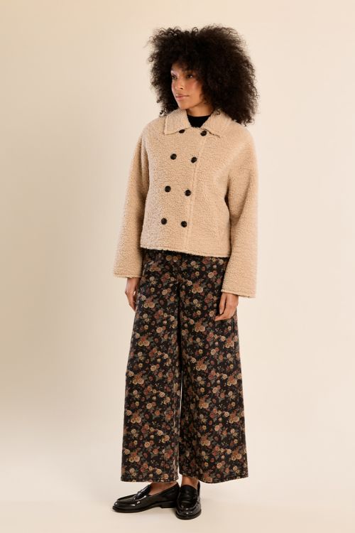 Veste courte imitation mouton