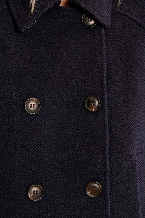 Short herringbone jacket
