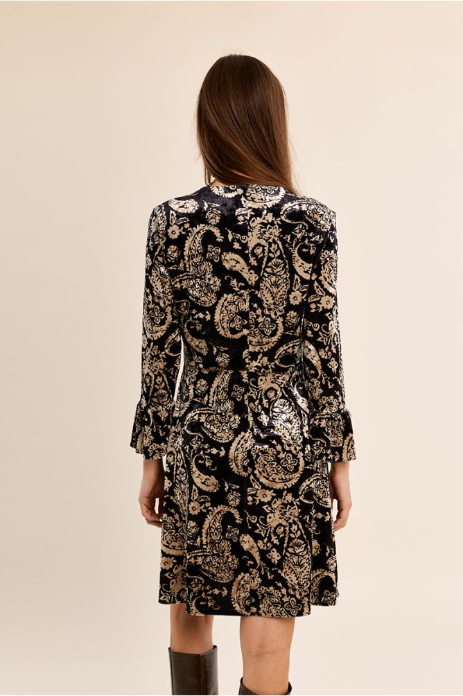Vestido corto con estampado