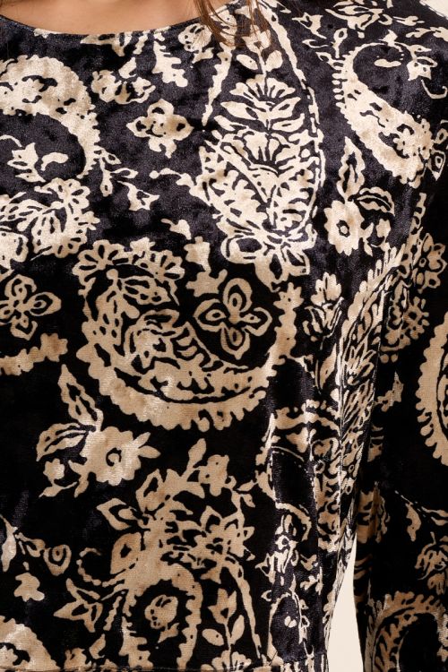 Vestido corto con estampado