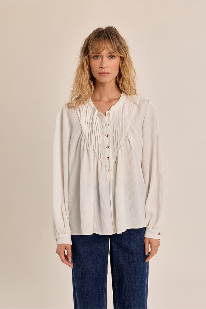 Blouse fluide nouée